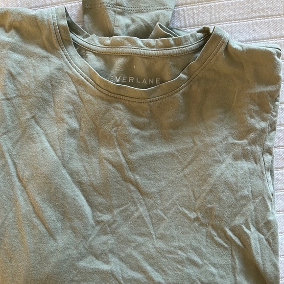 Everlane Light Green 100% Organic T-Shirt - Picture 2 of 7